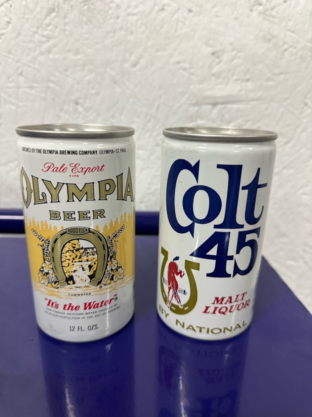 Vintage Beer Cans